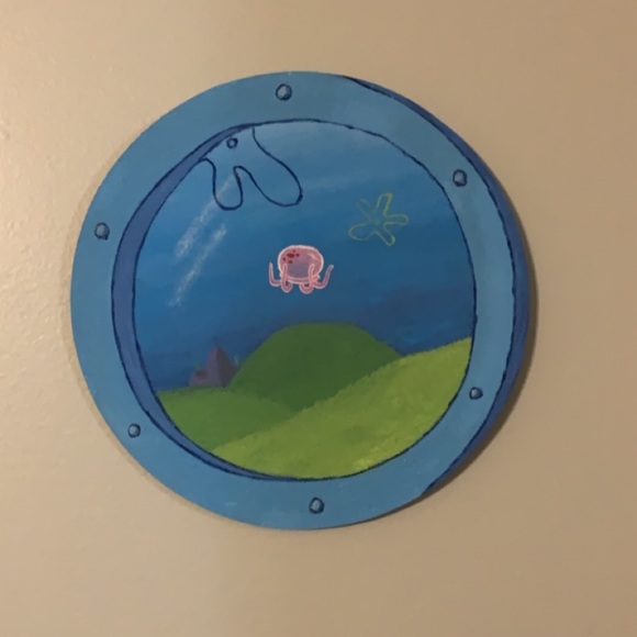 Original spongebob flat canvas painting - Picture 1 of 1